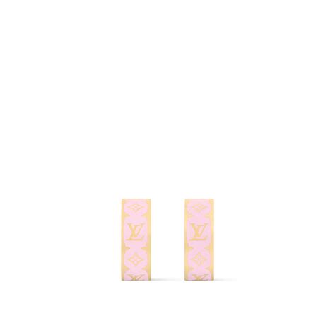 louis vuitton enamel earrings.